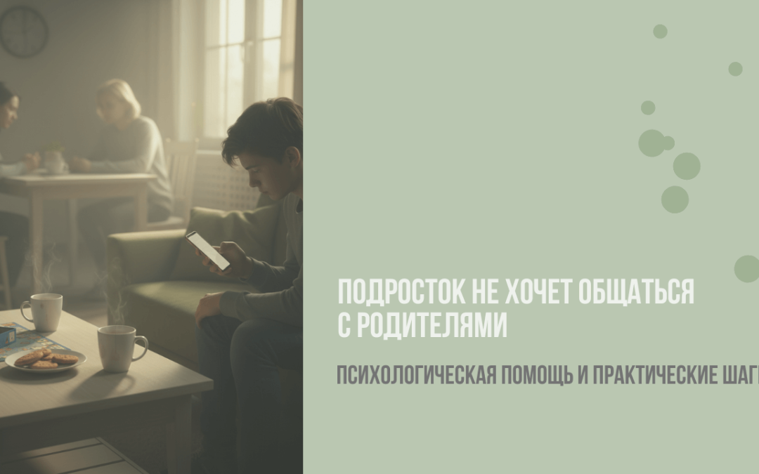 Подросток не хочет общаться с родителями: психологическая помощь и практические шаги